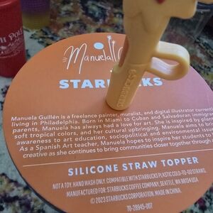 Starbucks Silicone Straw Topper